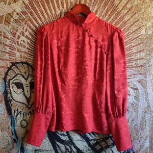 STUNNING 100% Silk Blouse